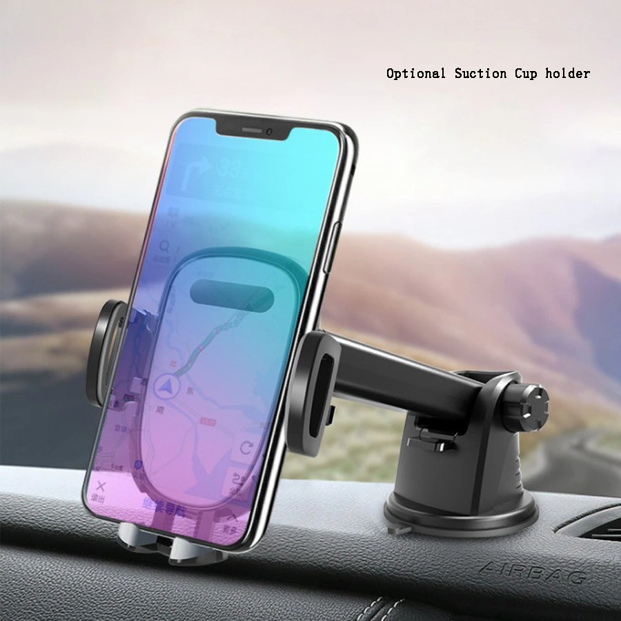 Customise OEM/ODM Infrared Induction Auto-Opening and Closing Mobile Phone Bracket Smartmobile Fast Charging Wireless Charger in Car