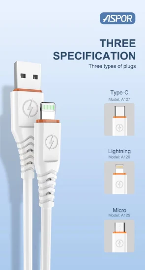 Cabo de dados de carga rápida 6A para cabo Lightning Cabo carregador de telefone para iPad iPod USB Cabo Lightning de carregamento rápido para carro Fornecimento de fábrica